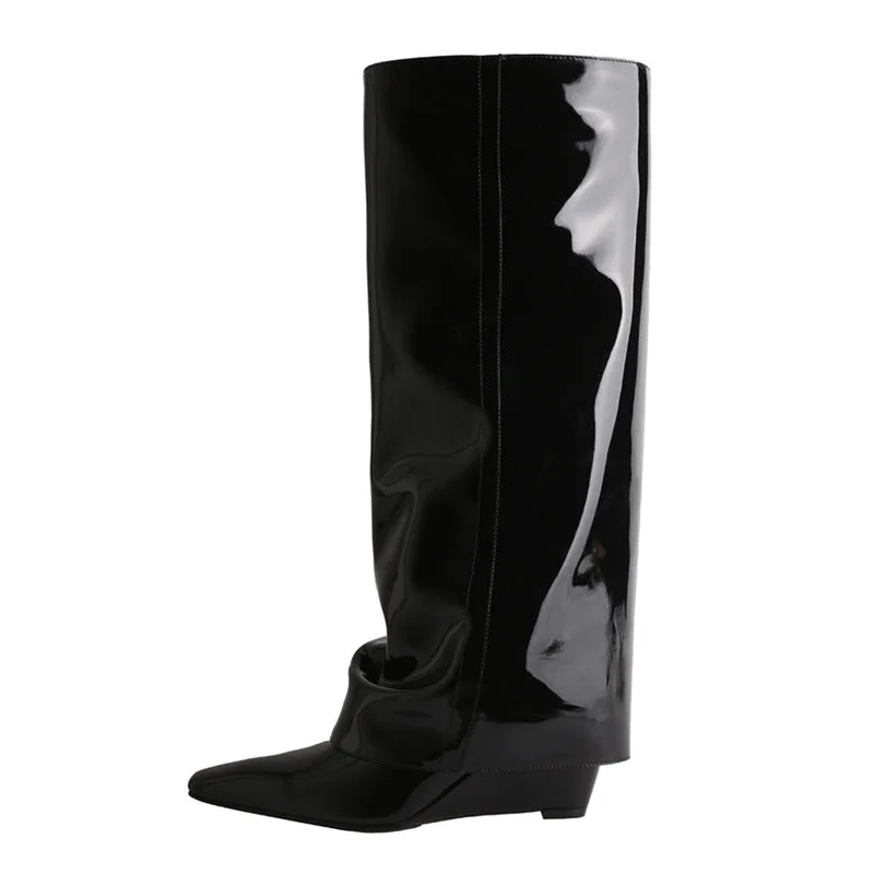 Womens Wide Shaft Boots