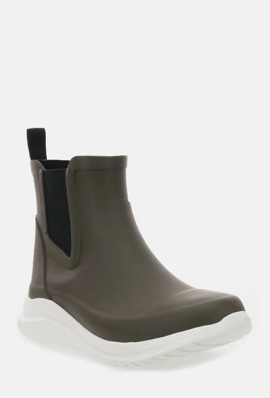 Bellevue Chelsea Rainboot In Olive