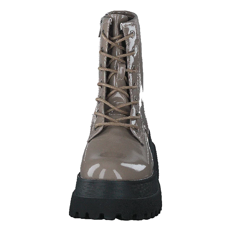 Biagas Laced Up Platform Boot  Taupe