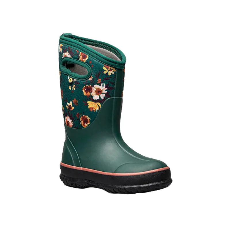 Bogs Classic Kids Winter Boots - Painted Emerald Multi