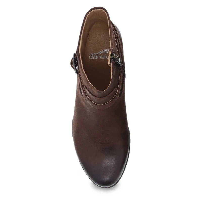 Dansko Cagney (Women's) - Brown Burnished Suede