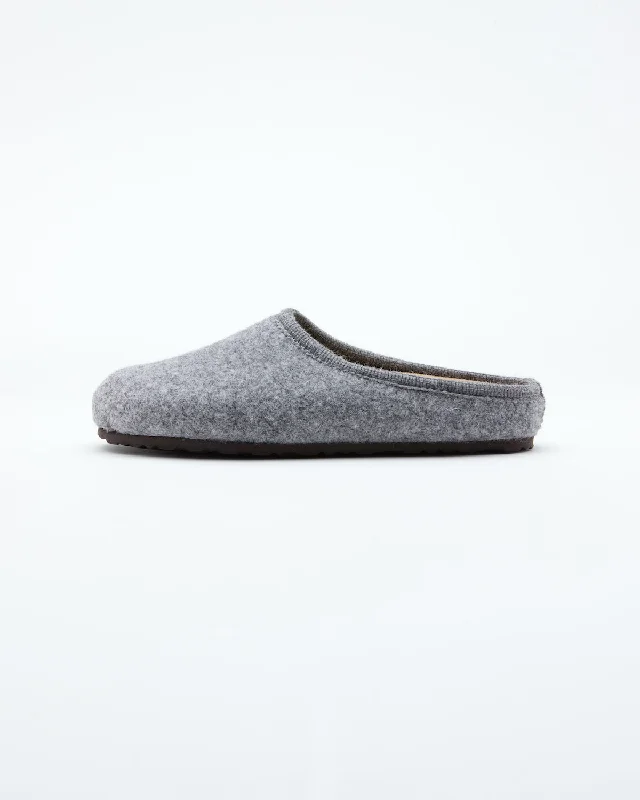 Women's Nebraska Wool Clogs Medium Grey