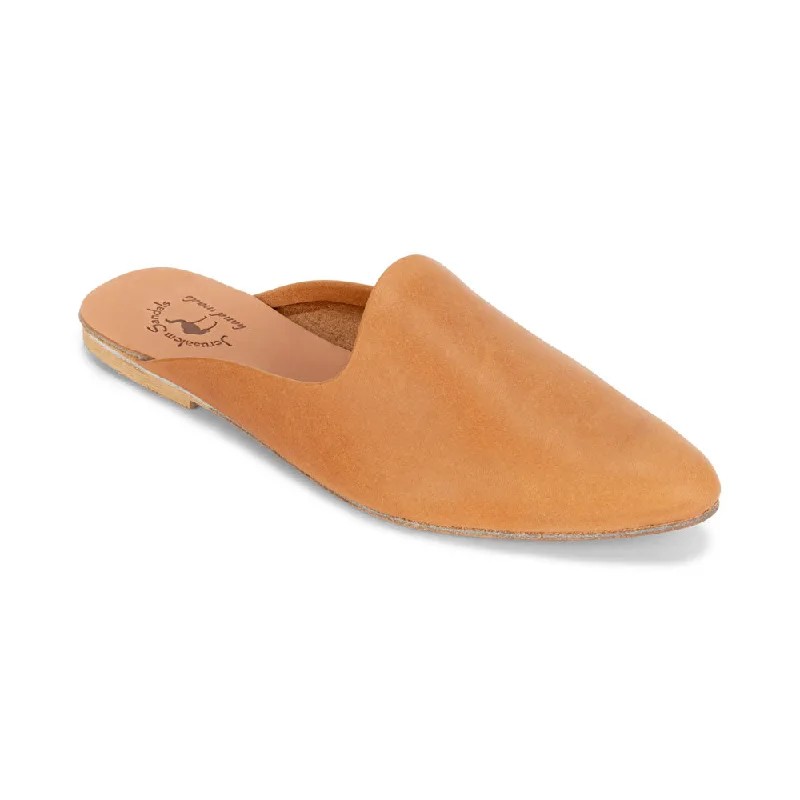 Nihi -  Pointed Toe Leather Mule | Honey