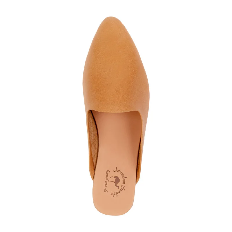 Nihi -  Pointed Toe Leather Mule | Honey