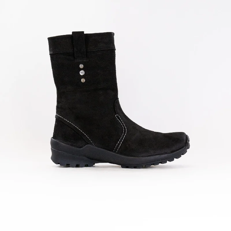 Wolky Byrce WR (Women's) - Black Oiled Leather