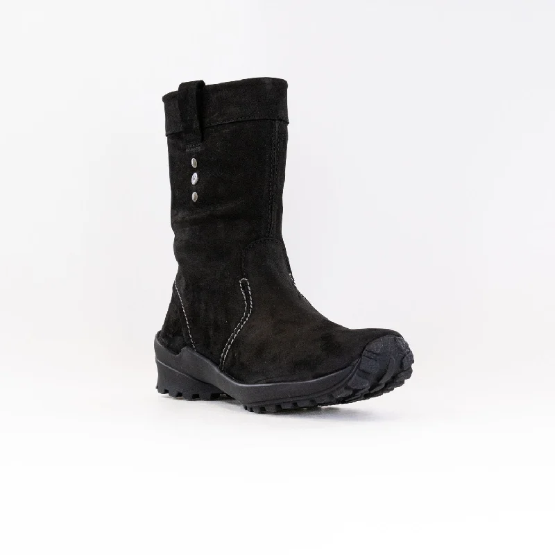 Wolky Byrce WR (Women's) - Black Oiled Leather