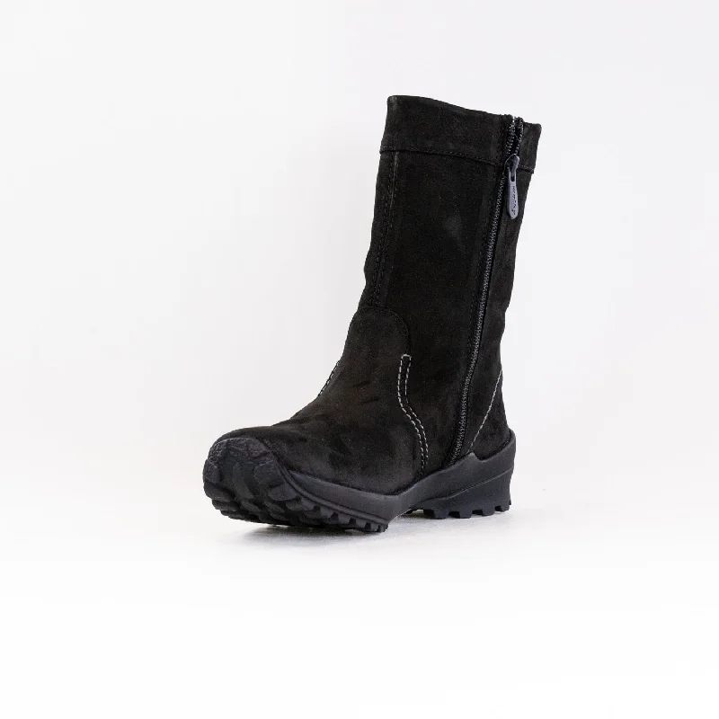 Wolky Byrce WR (Women's) - Black Oiled Leather