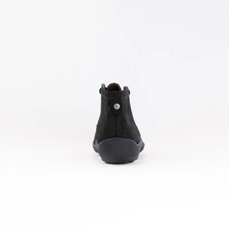 Wolky Mary (Women's) - Black Nubuck