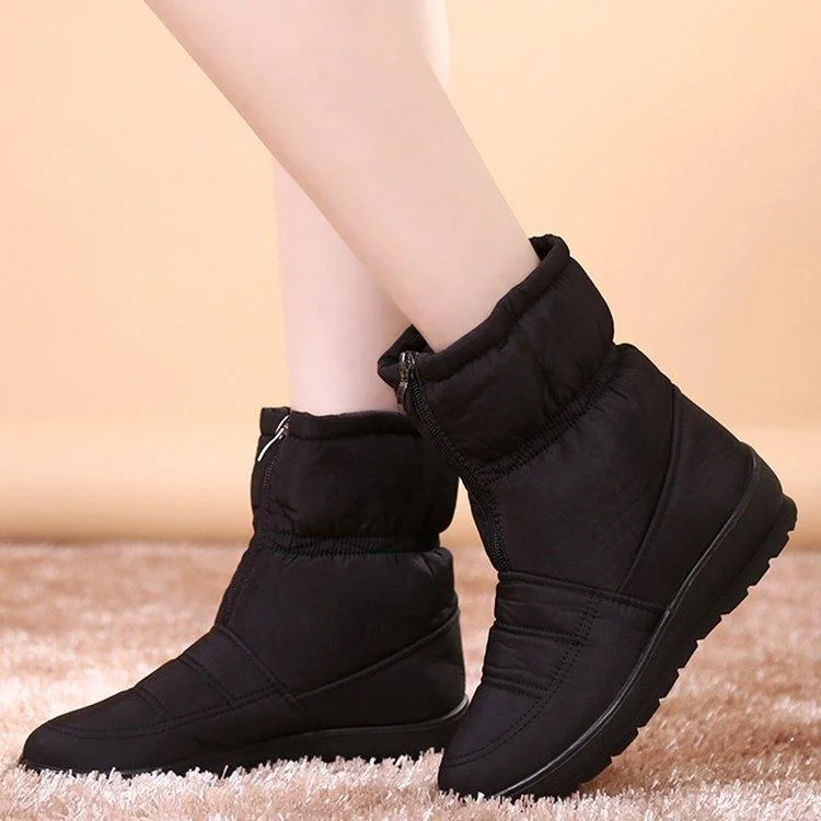 Women's Plus Size Waterproof Cloth New Style Snow Boots