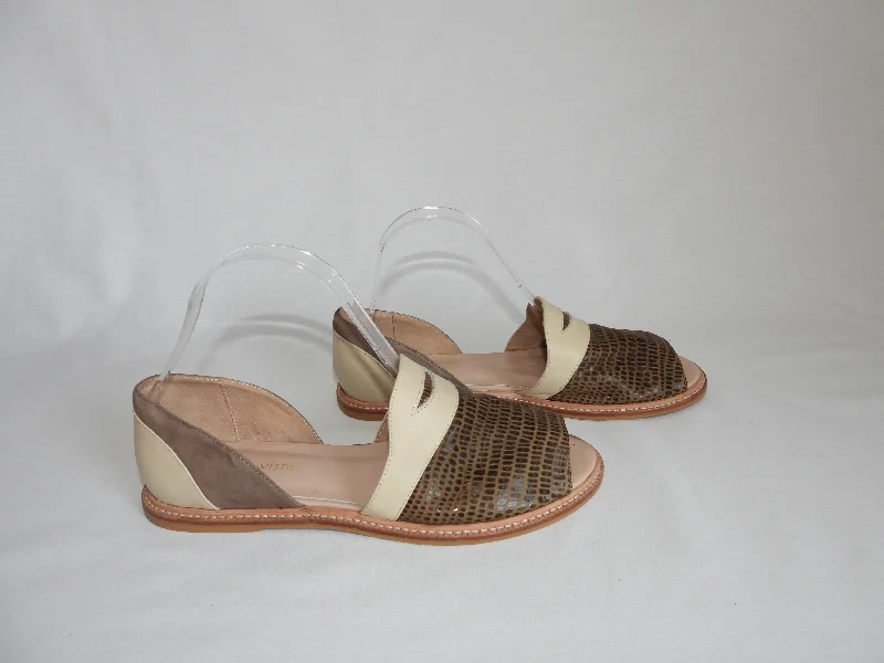 2 BAIA VISTA Flat Leather Women Sandal Shoes