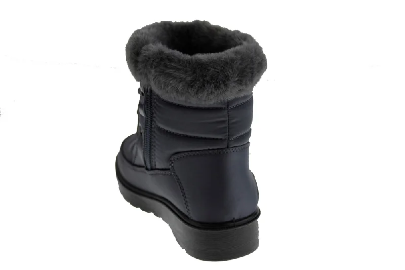 Coleen 8K Girls Insulated Fur Lined Lace Up Rain/Snow Boot