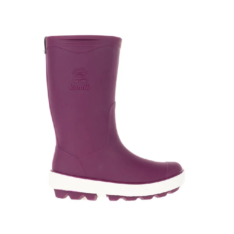 Kamik Dark Purple Riptide Youth Rain Boot