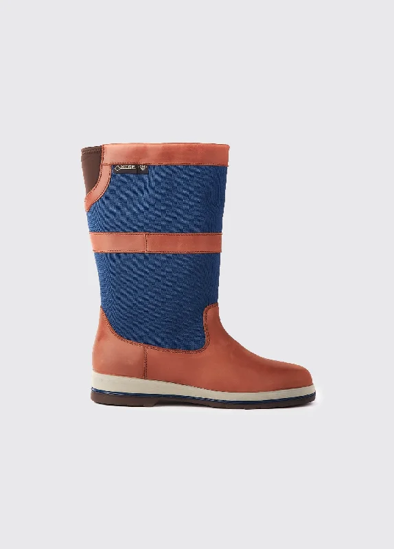 Shamrock Ladies ExtraFit™  Sailing Boot - Navy/Brown