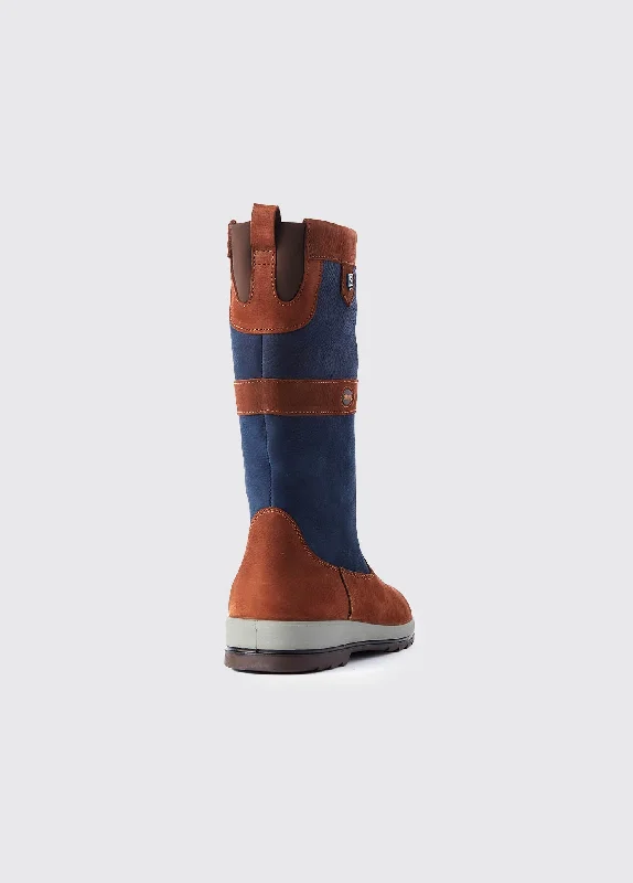 Ultima Ladies ExtraFit™ Sailing Boot - Navy/Brown