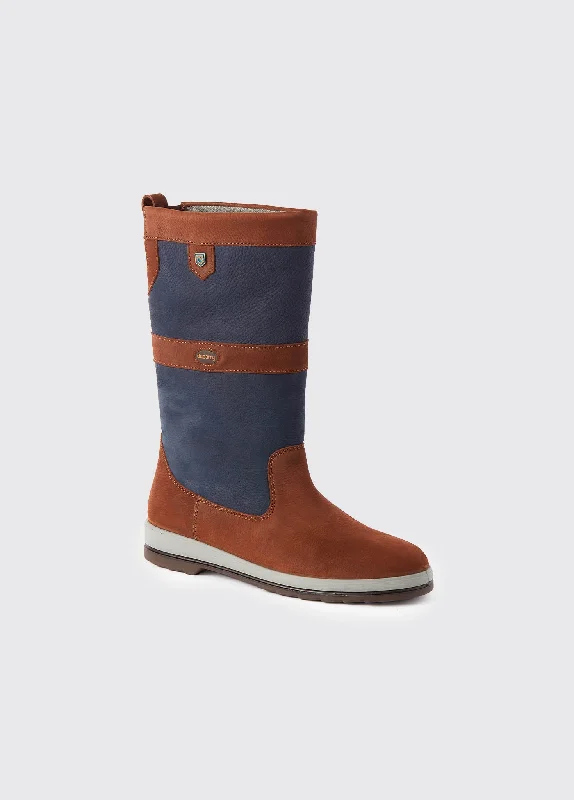 Ultima Ladies Sailing Boot - Navy/Brown