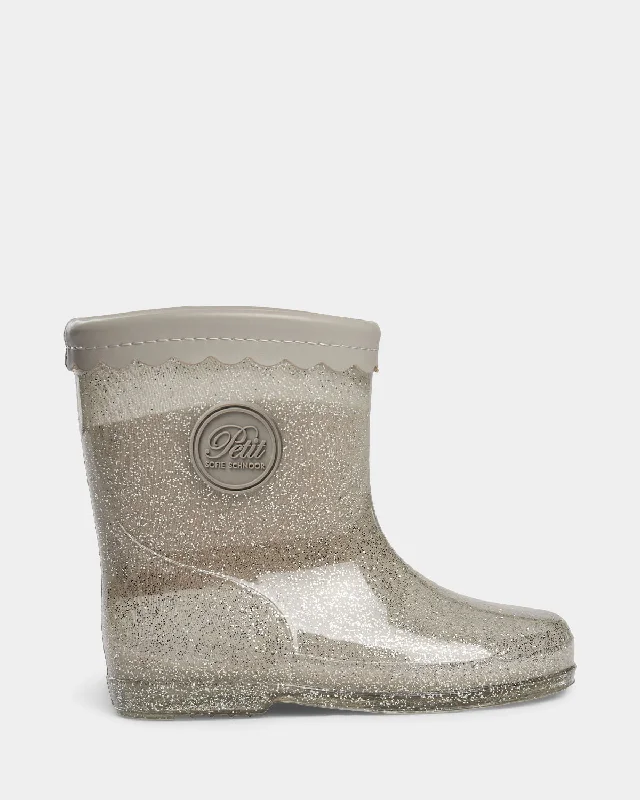 P241821-Rubber Boot-Silver