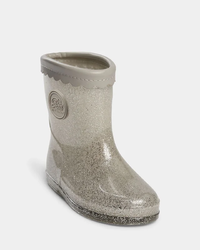 P241821-Rubber Boot-Silver