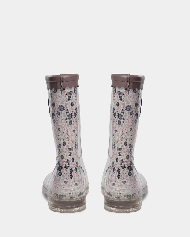 P241823-Winter Rubber Boot-AOP Flower