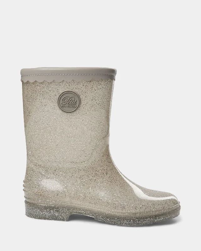 P241823-Winter Rubber Boot-Silver