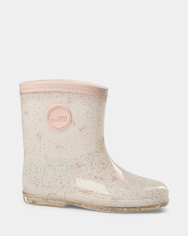 P242800-Rubber Boot-Off White with AOP