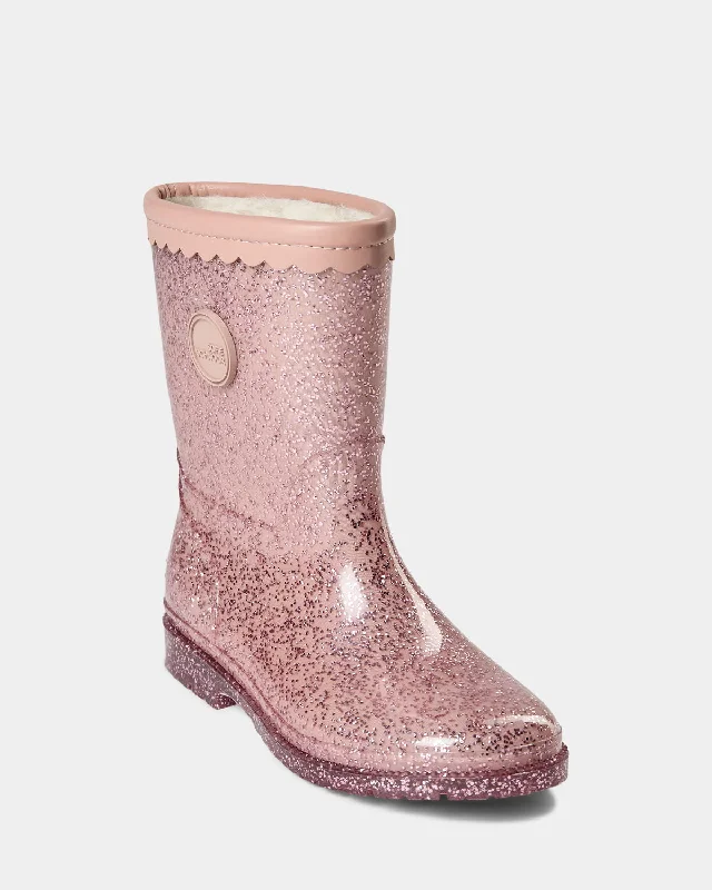 PNOS821-Winter Rubber Boot-Rose