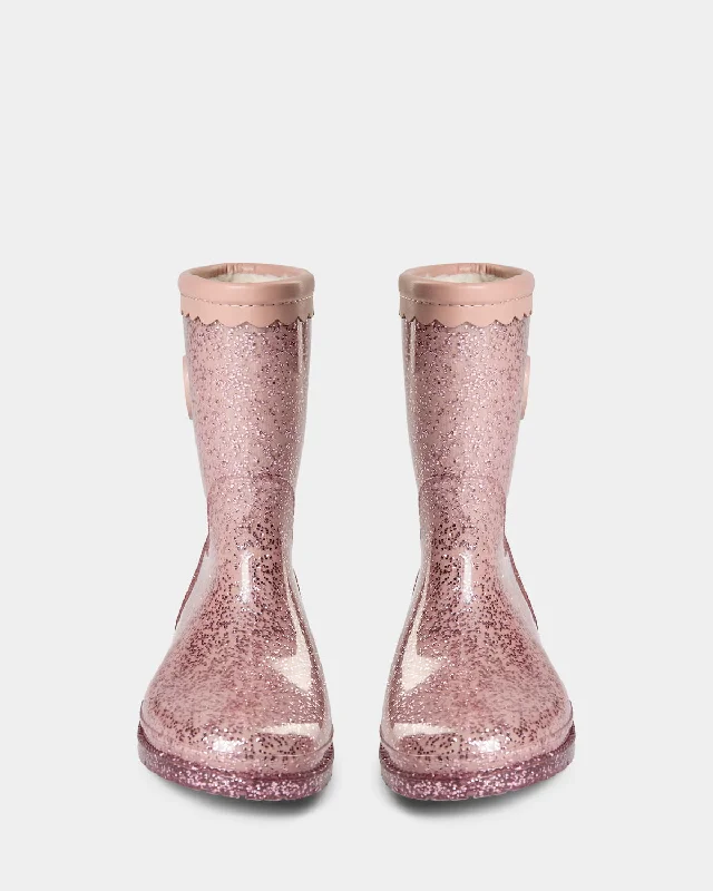 PNOS821-Winter Rubber Boot-Rose