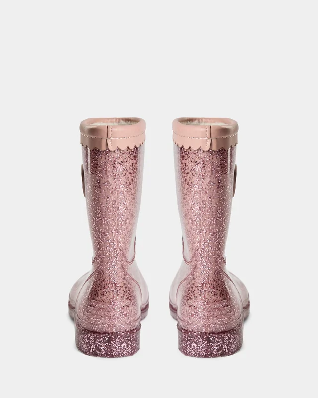 PNOS821-Winter Rubber Boot-Rose