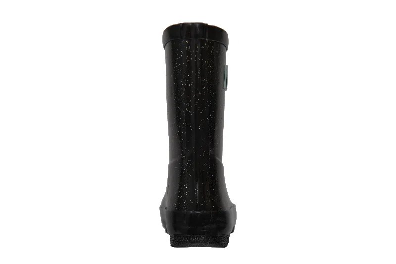 Rain Boots - Glitter - Black