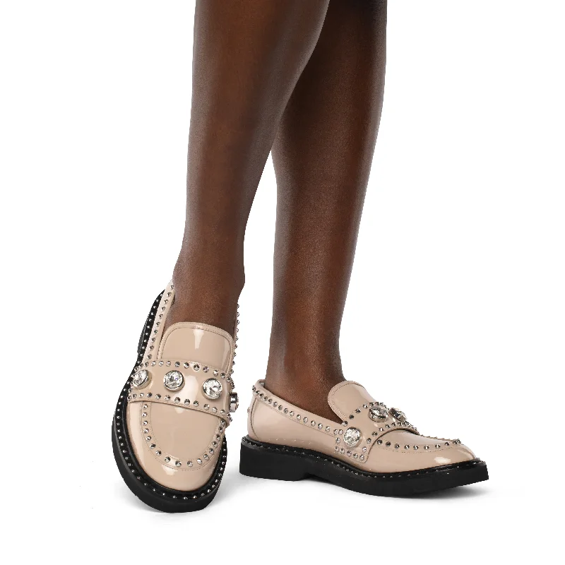 ZURY CLAY/SILVER LOAFER