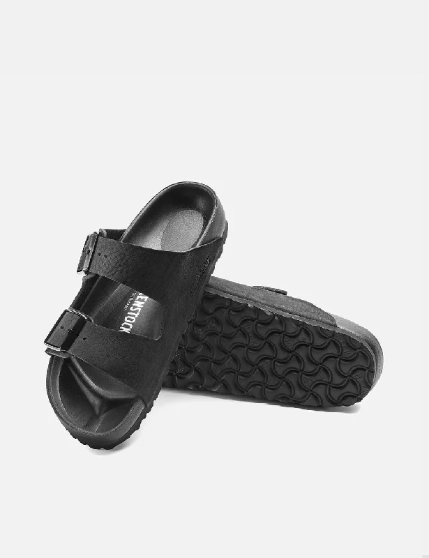 Birkenstock Arizona Leather/Eva Sandals (Narrow) - Black Exquisit