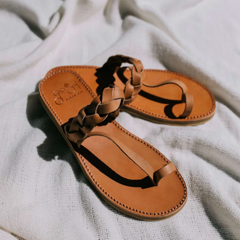 Griegas Sandals - Tan Leather