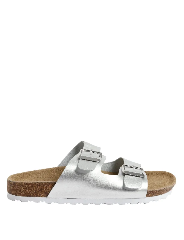 Leather Two Strap Sandals