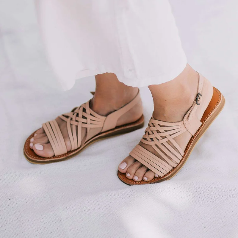 Egipcias Sandals - Natural Leather