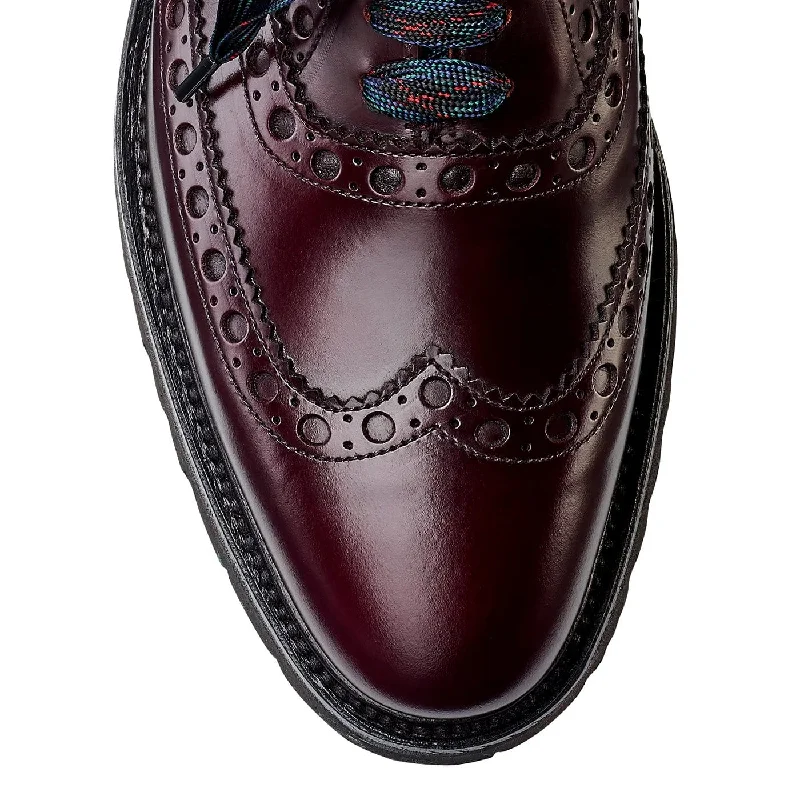 Amy Burgundy Cavalry Calf