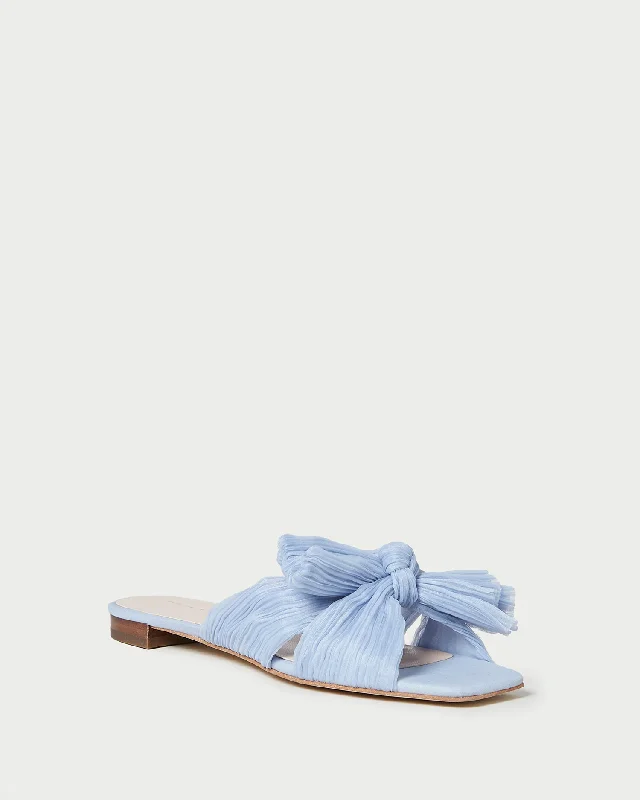 Daphne Blue Bow Slide