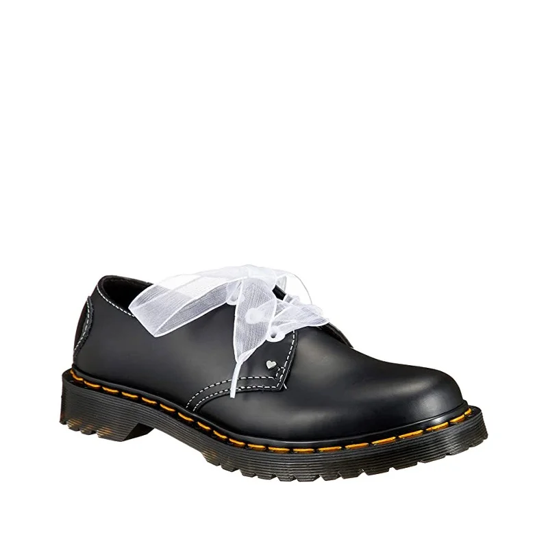 Dr. Martens 1461 Hearts 26682001 (Black Smooth / Patent Lamper)