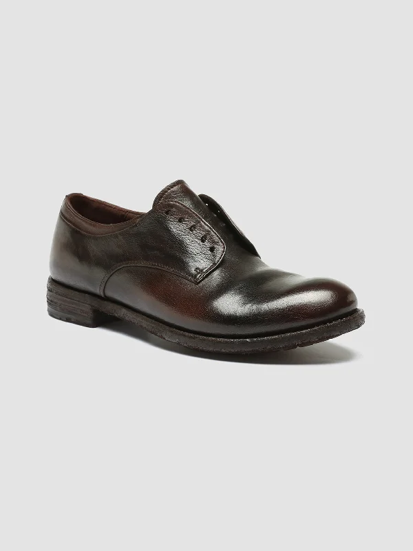 LEXIKON 012 - Brown Leather Derby Shoes