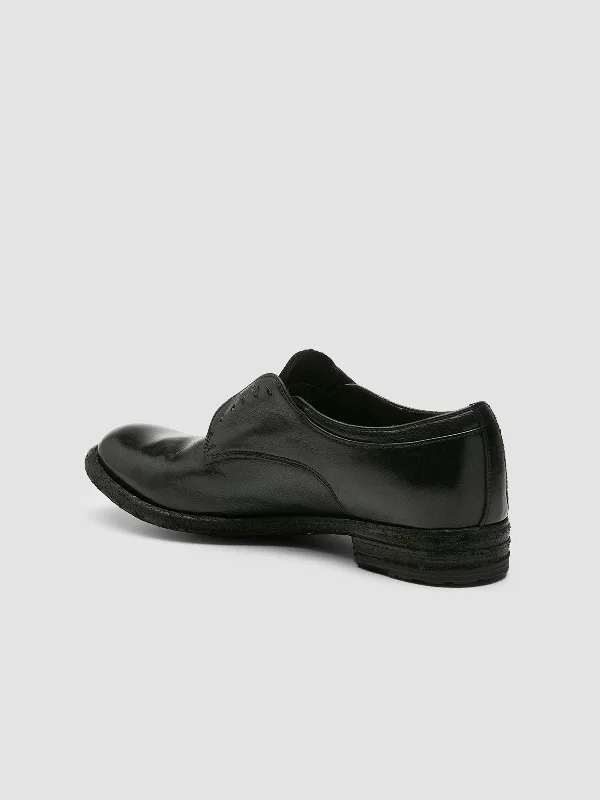 LEXIKON 012 - Black Leather Derby Shoes