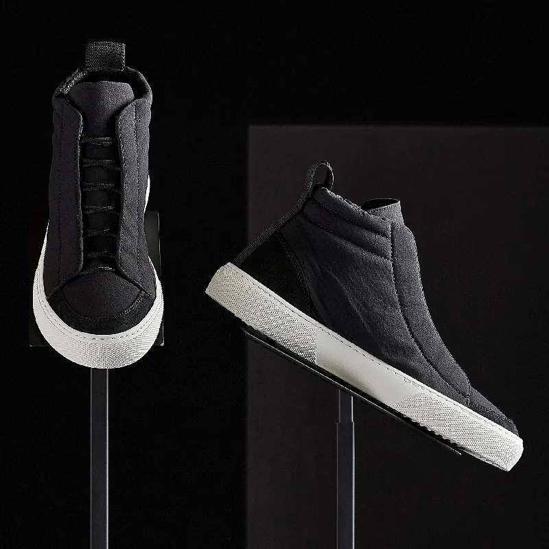 Women's Solstice High Top Skate Sneaker - Black/Black