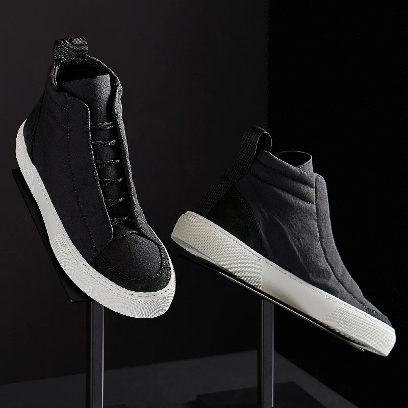 Women's Solstice High Top Skate Sneaker - Black/Black