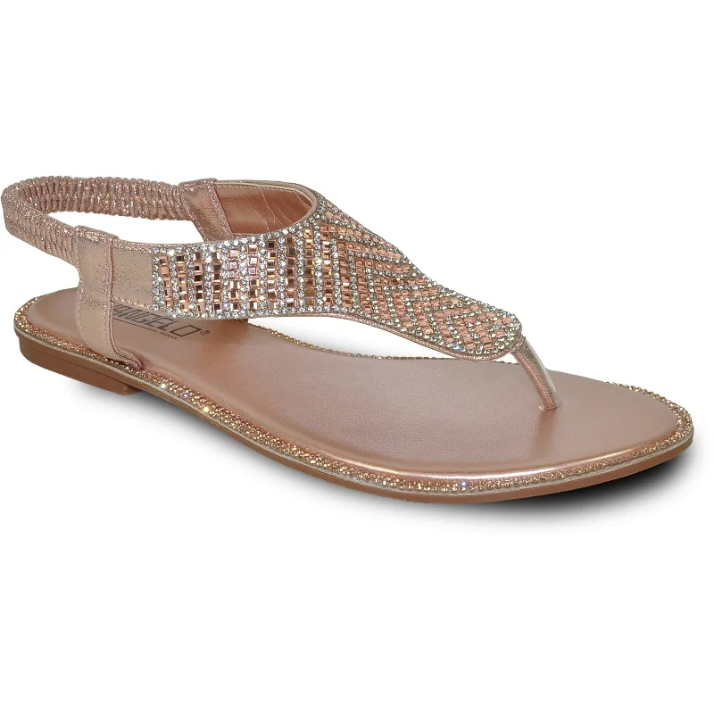 VANGELO Women Sandal ROBERTA-1 Flat Sandal Rose Gold