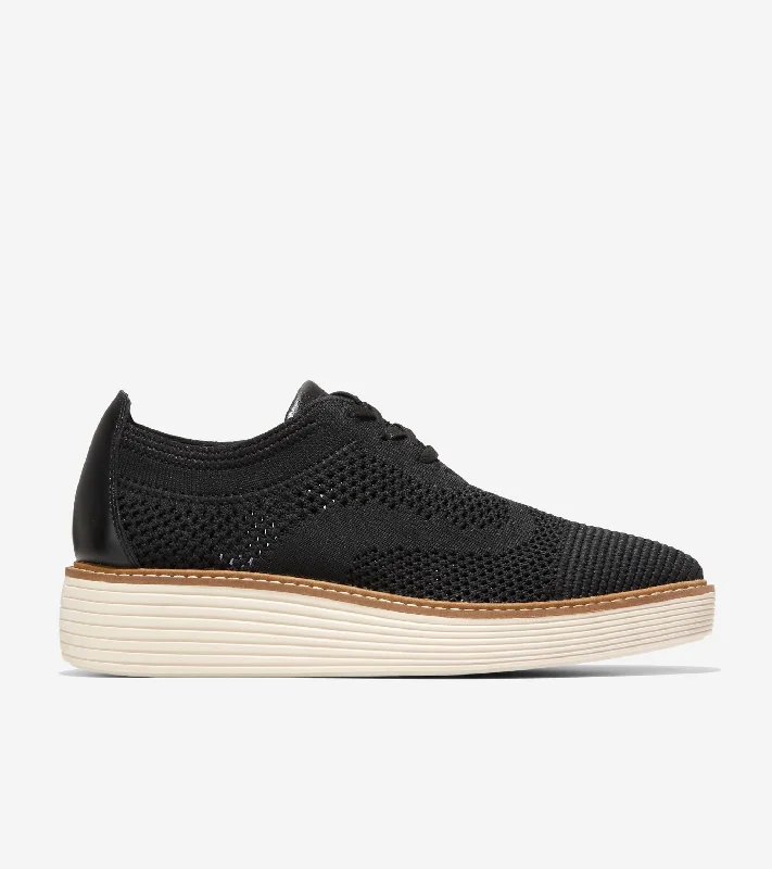 Women's ØriginalGrand Stitchlite™ Platform Wingtip Oxfords