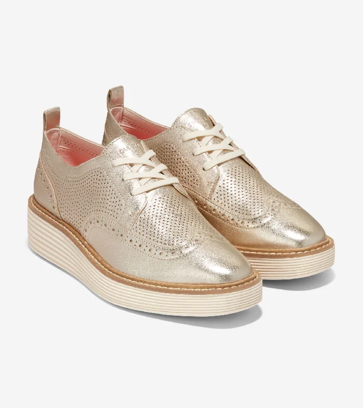 Women's ØriginalGrand Platform Wingtip Oxfords