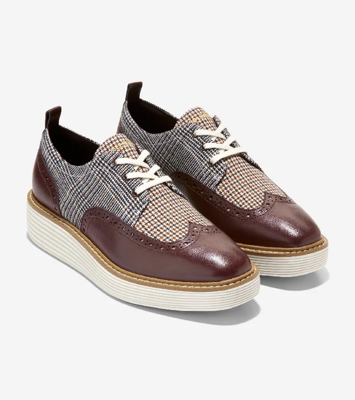 Women's ØriginalGrand Platform Wingtip Oxfords