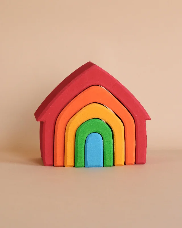 Grimm's Colorful House Stacker