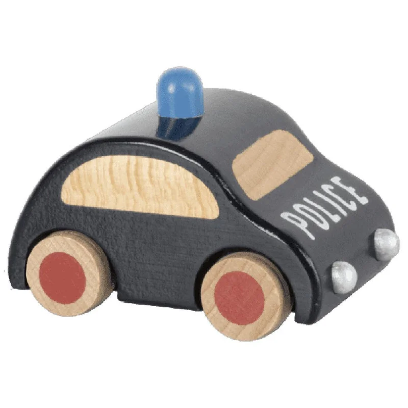 Maileg wooden police car