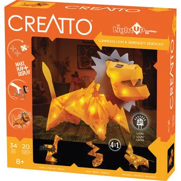 Creatto Luminous Lion & Serengeti Sidekicks