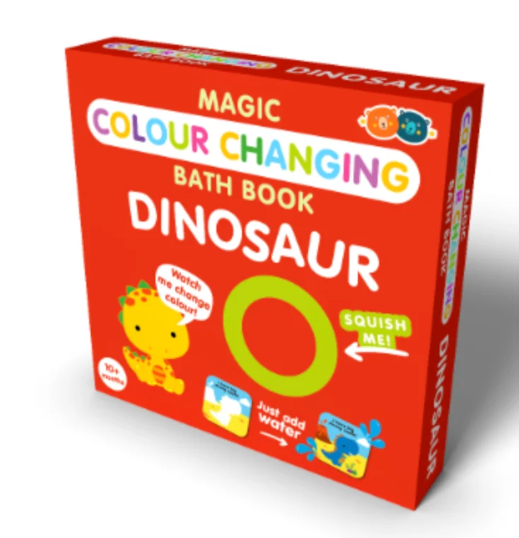 Dinos Colour Changing Bath Book