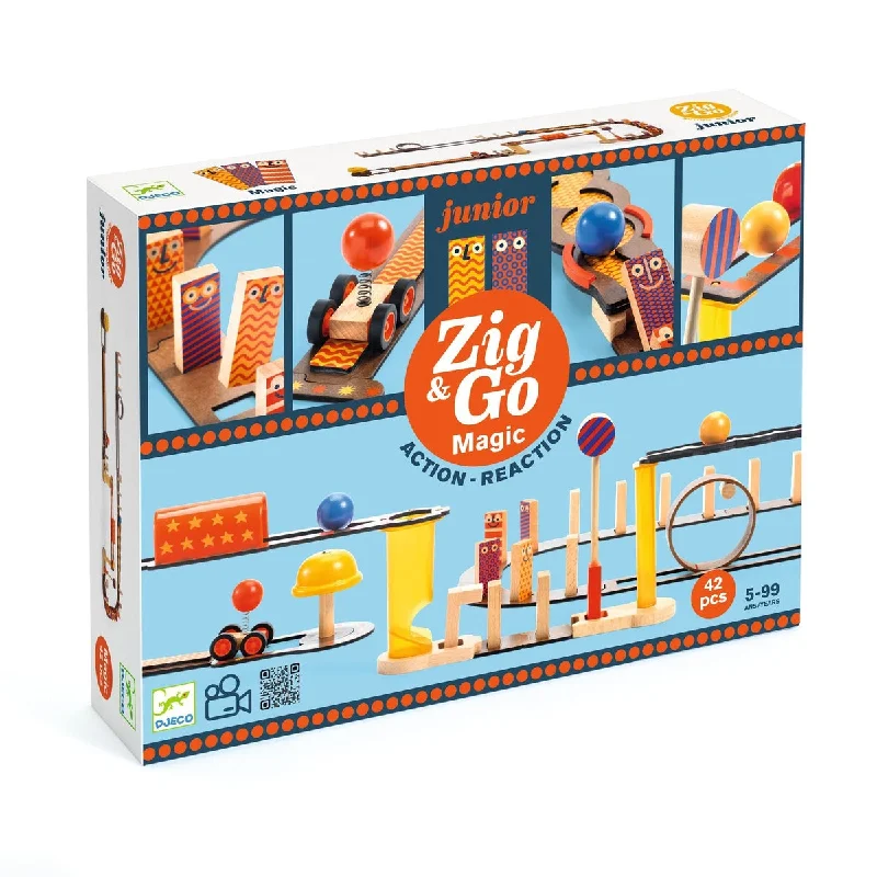 Djeco zig & go junior - magic 42 pcs