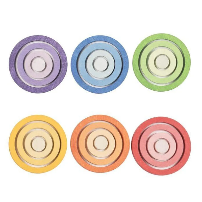 Grapat coloured nest rings 24 pcs